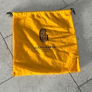 BRAND NEW Authentic Goyard XL Drawstring Dust Bag